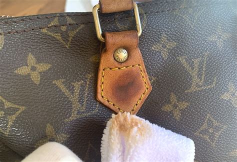 clean lv bag handles|louis vuitton leather product care.